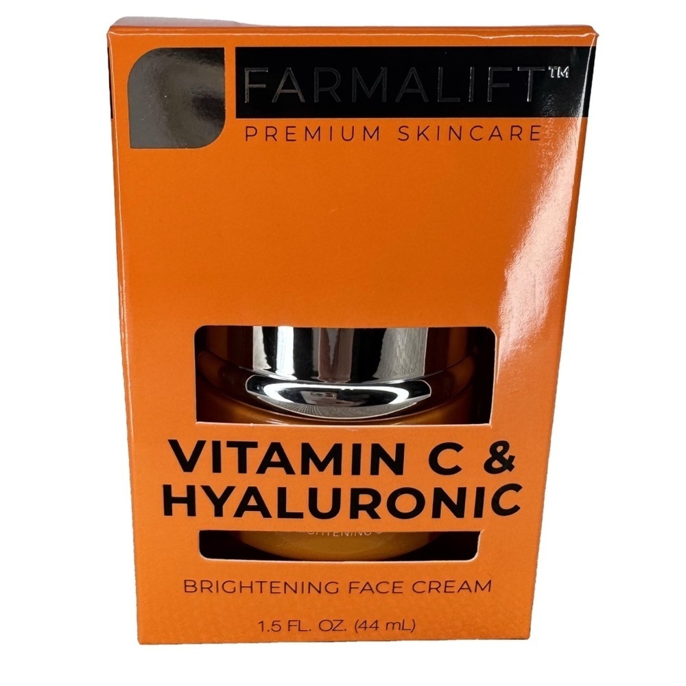 Farmalift Vitamin C & Hyaluronic Brightening Face Cream -1.5 oz Premium Skincare